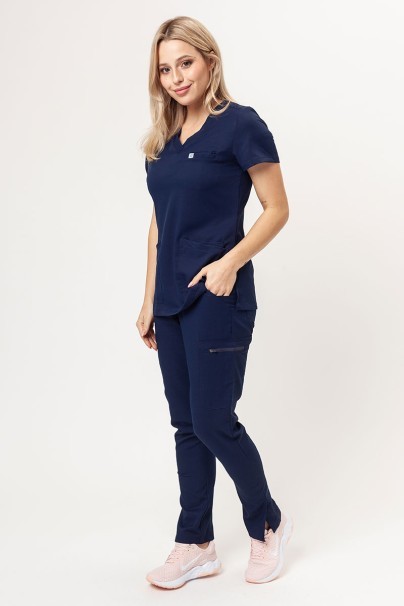 Dámské lékařské kalhoty Uniforms World 109PSX Yucca námořnická modř-8