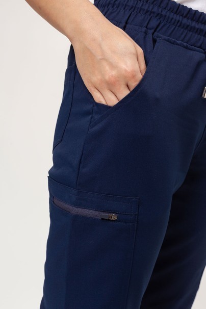 Dámské lékařské kalhoty Uniforms World 109PSX Yucca námořnická modř-4