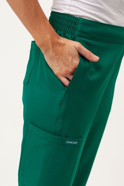 Dámská lékařská souprava Cherokee Ultra (halena V-neck, kalhoty Jogger) zelená-10