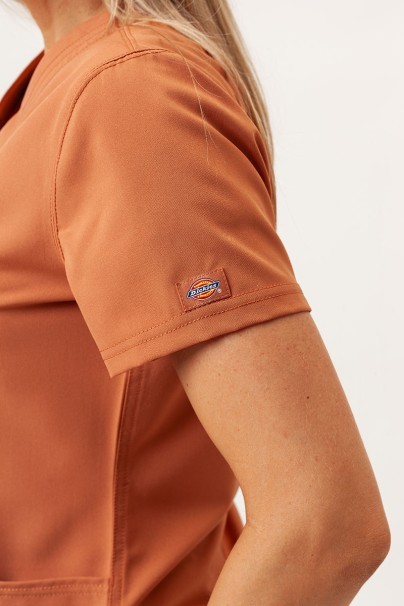 Dámská lékařská halena Dickies EDS NXT V-neck hnědá-5