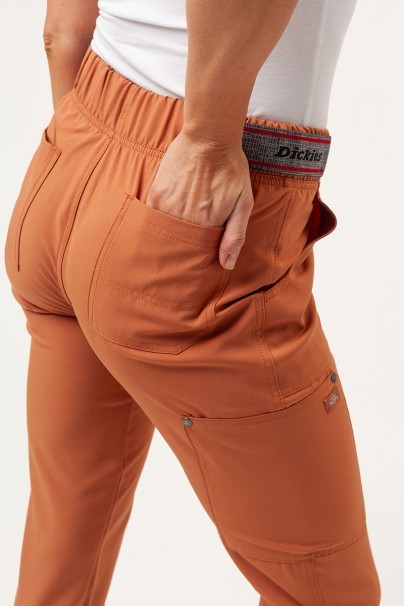 Dámské lékařské kalhoty Dickies EDS NXT Mid Rise jogger hnědé-4