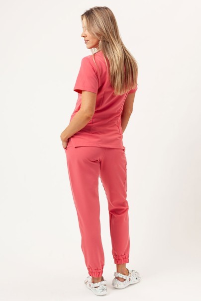 Dámské lékařské kalhoty Sunrise Uniforms Premium Vibe jogger koralové-7