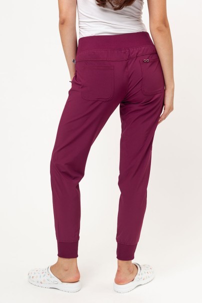 Dámské lékařské kalhoty Cherokee Infinity Mid Rise jogger třešňové-2