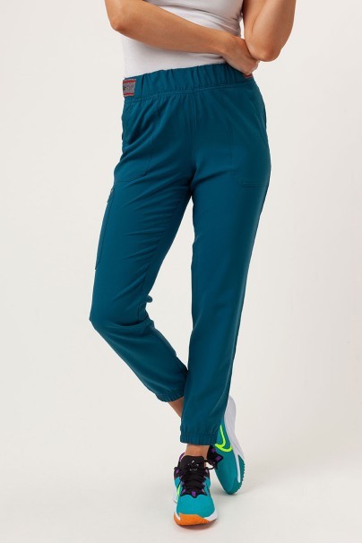 Dámské lékařské kalhoty Dickies EDS NXT Mid Rise jogger karaibsky modré-1