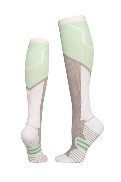 Kompresní ponožky Uniforms World Feather světle zelené-1
