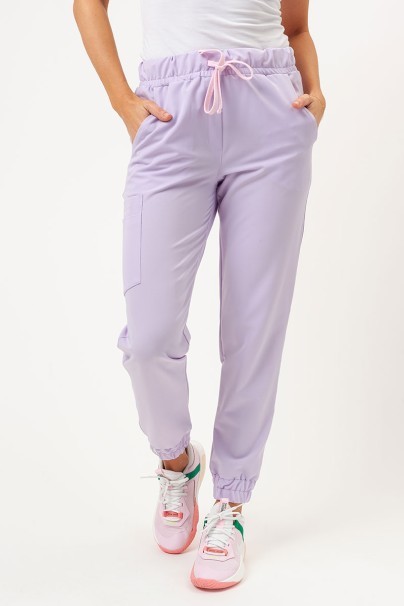 Dámské lékařské kalhoty Sunrise Uniforms Premium Vibe jogger levandulové-1