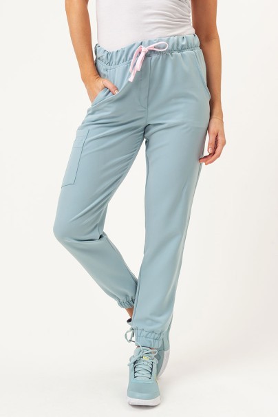 Dámské lékařské kalhoty Sunrise Uniforms Premium Vibe jogger aqua-1