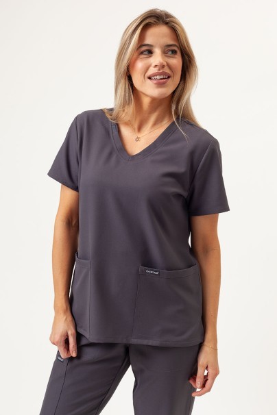 Dámská lékařská halena Cherokee Ultra V-neck Top šedá-1